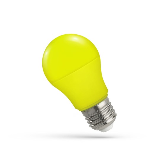 Lagertömning: Spectrum 5W Färgad LED lampa - Gul, E27
