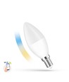 LED 5W Smart Home LED lampa - Tuya/Smart Life, fungerar med Google Home, Alexa och smartphones, C38, E14