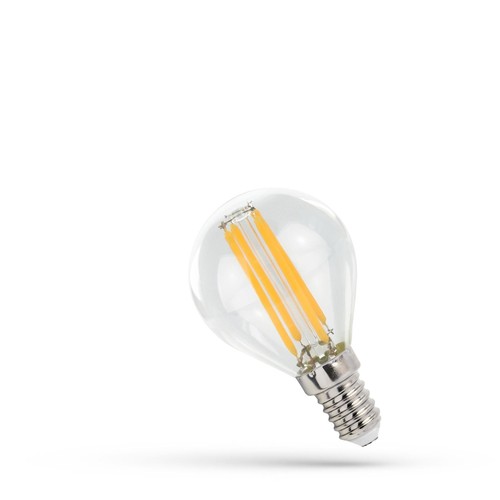 Spectrum 4W LED lampa - G45, filament, E14