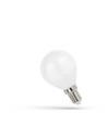6W LED liten globlampa - P45, filament, frostad glas, E14