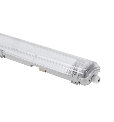 Limea T8 LED-armatur - Till 2x 150cm LED rör, IP65 vattentät, länkbar