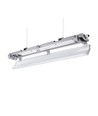 Limea T8 LED-armatur - Till 2x 60cm LED rör, IP65 vattentät, länkbar