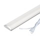 1 meter LED skåpbelysning - 6mm hög, 12V DC, 9W, med plugg