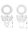 LEDlife LUX4 LED spotlight - 4W, 230V, GU10, RA 97