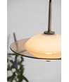 Halo Design - Orbit Pendant Ø24cm opal glass, Antique brass metal G9