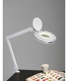 Halo Design lupplampa - MAGNI bordsmodell, inbyggd LED, stor, vit