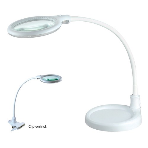 Halo Design lupplampa- MAGNI bordsmodell, inbyggd LED, liten, vit