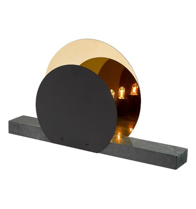 Halo Design - Marble Eclipse, grön bordslampa