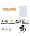 Samsung Quantum board 225W växtarmatur - Fullt spektrum, inbyggt dimmer, inkl. upphäng, IP65