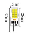 G4 2,5W dimbar SILI2.5 LED-lampa - 12V/24V AC/DC