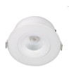 7W Ø10cm Lågprofil downlight dimbar RA95 - Hål: Ø8,3 cm, Mått: Ø10 cm, CCT
