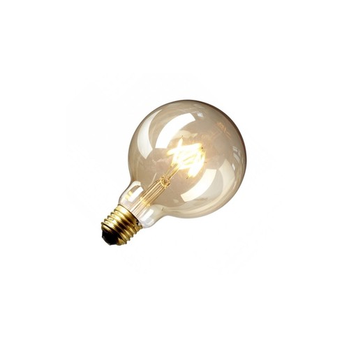 Gylden Trapez LED Globepære, dæmpbar, E27, 3W, 2200K, RA90