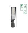 Spectrum 50W LED gatuarmatur - Ø60mm, IP66, 152lm/w