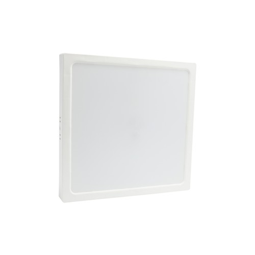 24W LED taklampa - 29 x 29cm, höjd: 3,8cm, vit kant