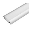 Aluminiumprofil till montering av LED-strips, 2 meter lång - 6 mm hög