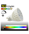 Lagertömning: Mi-Light GU10 LED lampa 4W RGB+CCT 280-380Lm