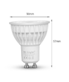 Lagertömning: Mi-Light GU10 LED lampa 4W RGB+CCT 280-380Lm