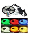 RGB set: 15m LED strip 60 LED, 10w, controller och transformator - 24V