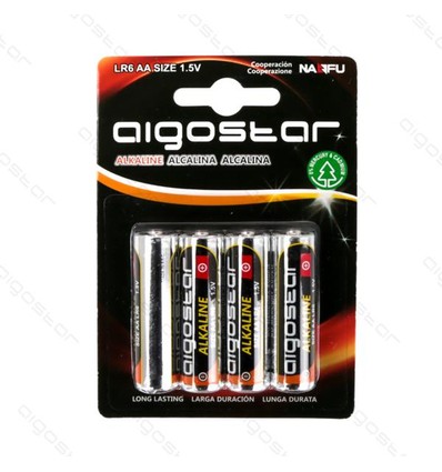 Lagertömning: 4 stk Aigostar LR6 AA Batteri, 1,5V