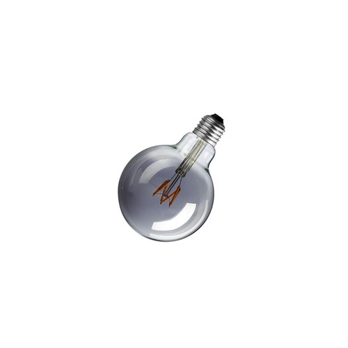 Mørktonet glas LED Globepære, dæmpbar, E27, 3W, 2200K, RA95