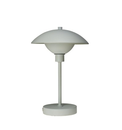 Roma bordslampa i vitt, batteri/laddningsbar - Dyberg Larsen