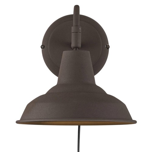 Nordlux ANDY væglampe, E27, rustbrun