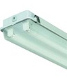 Tomt 2 Rørs armatur AC. Forberedt  2x150 cm LED rør. STANDARD, IP65/EP2