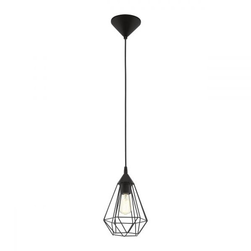 Pendel lampa I svart, E27 - EGLO TARBES