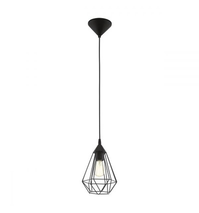 Pendel lampa I svart, E27 - EGLO TARBES