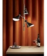 Loftlampe CORNER, G9, Nielsen Light - Krom/sort
