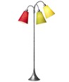 E27 TRAFIK gulvlampe, Nielsen Light - Lime, gul, rød