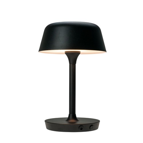 Valencia bordslampa i matt svart, laddningsbar - Dyberg Larsen