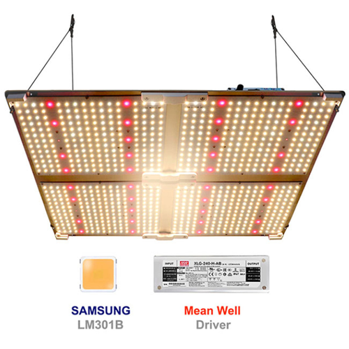 LED tillväxtljus, Samsung Quantum Board, 440W, dimbar