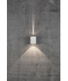 Nordlux Canto 2 væglampe, 2x6W, 500lm, hvid