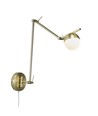 Nordlux Contina væg/loftlampe, G9, messing