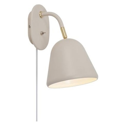 Nordlux Fleur Væglampe E27, Beige