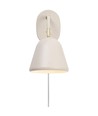 Nordlux Fleur Væglampe E27, Beige