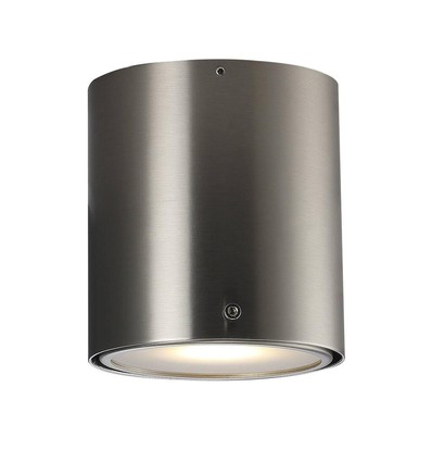 Nordlux IP S4 Væg/loft-lampe GU10, Børstet stål