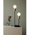 Nordlux Josefine Bordlampe 2XE27, Mat sort