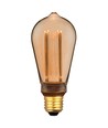 Outlet: Nordlux Pære-DEKO E27 ST64 RETRO EDISON 3,5W dæmpbar, Guld