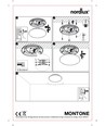 Nordlux Montone 25 plafond, hvid, 8W, 800lm, IP20