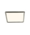 Nordlux Oja 29x29 loftlampe, 3000/4000K, 14,5W, IP20, børstet nikkel
