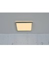 Nordlux Oja 29x29 loftlampe, 3000/4000K, 14,5W, IP20, børstet nikkel