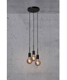 Outlet: Nordlux Paco 3-pendel, E27, Sort