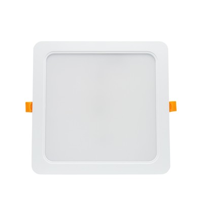 Spectrum 18W LED downlight - Hål: 14,5 x 14,5 cm, Mål: 17 x 17 cm, 230V, IP54 utomhusbruk