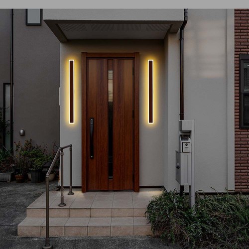 V-Tac 17W LED Corten vägglampa - IP65 utomhusbruk, 230V, inkl. ljuskälla