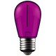 E27 1W LED klotlampa - Lila, filament