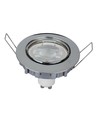 Downlight kit utan ljuskälla - Hål: Ø7,4 cm, Mål: Ø8,2 cm, krom, välj MR16 eller GU10 sockel