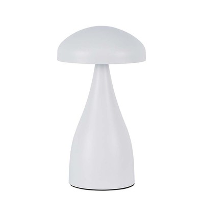 V-Tac uppladdningsbar CCT  bordslampa - Vit, IP20, touch dimbar, modell mini