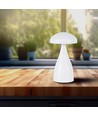 V-Tac uppladdningsbar CCT  bordslampa - Vit, IP20, touch dimbar, modell mini